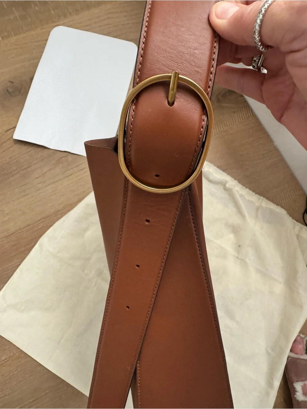 Banana Republic Leather Computer Tote